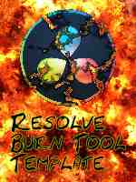 Resolve burn tool template pack